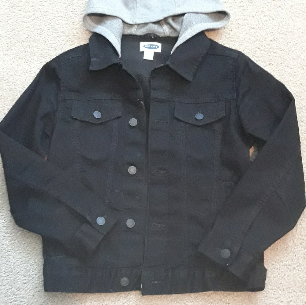 Black jean jacket